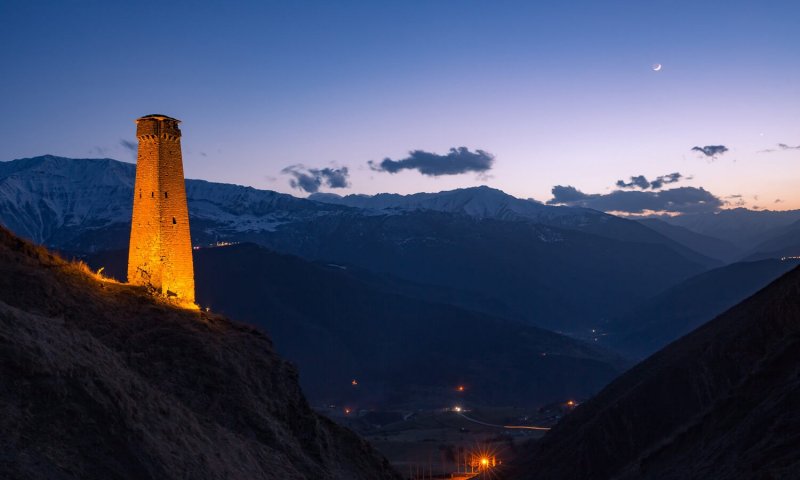 ЧЕЧНЯ.  Чеченская сигнальная система: язык огня и камня