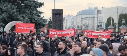 В Краснодарском крае более 900 человек вышли на акцию против политики властей Армении в отношении Церкви