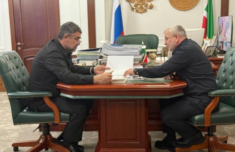 ЧЕЧНЯ. В Курчалоевском районе строят сотни километров водопровода и обновляют городскую среду