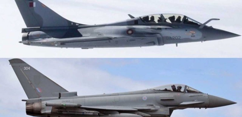 Истребители Rafale и Typhoon, фрегат Horizon и фрегат класса Sachsen