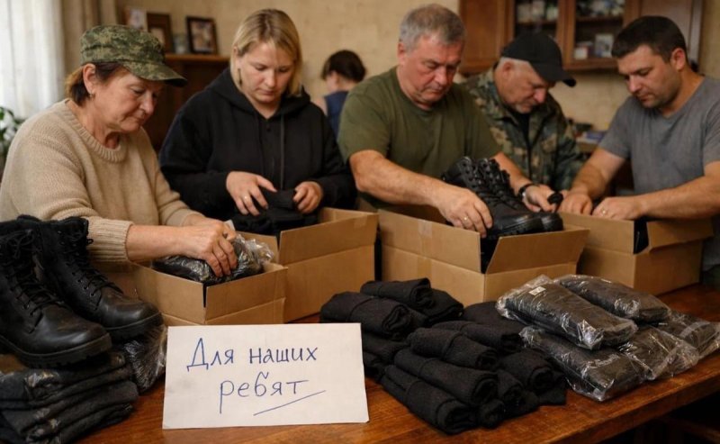 КЧР. Мэрия Черкесска организовала отправку партии гуманитарного груза для участников СВО