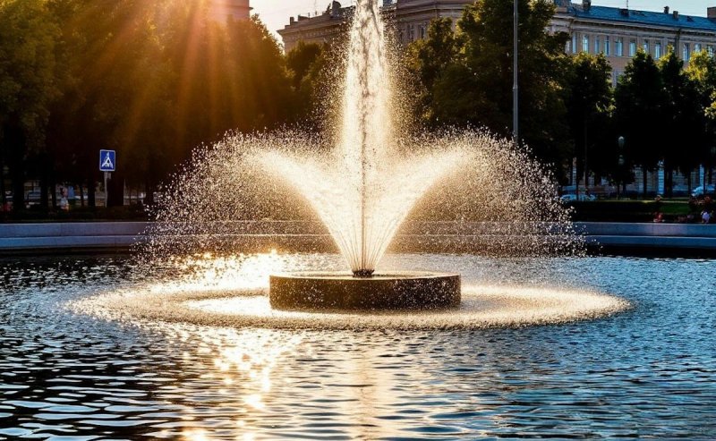 КЧР. В Черкесске после зимы снова заработали городские фонтаны