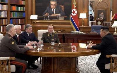 Министр обороны России провёл переговоры с Ким Чен Ыном