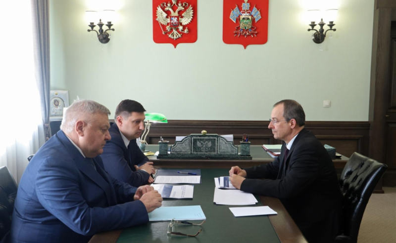КРАСНОДАР. Юрий Бурлачко встретился с министром ТЭК и ЖКХ Кубани