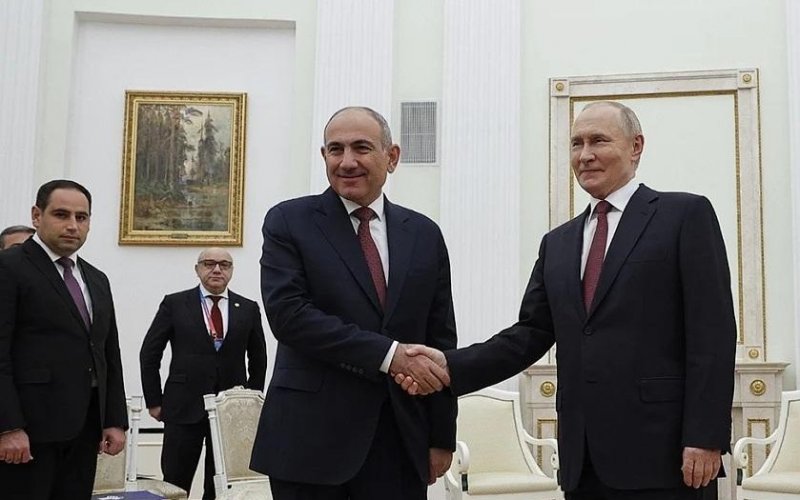 Путин поздравил Пашиняна с днем рождения