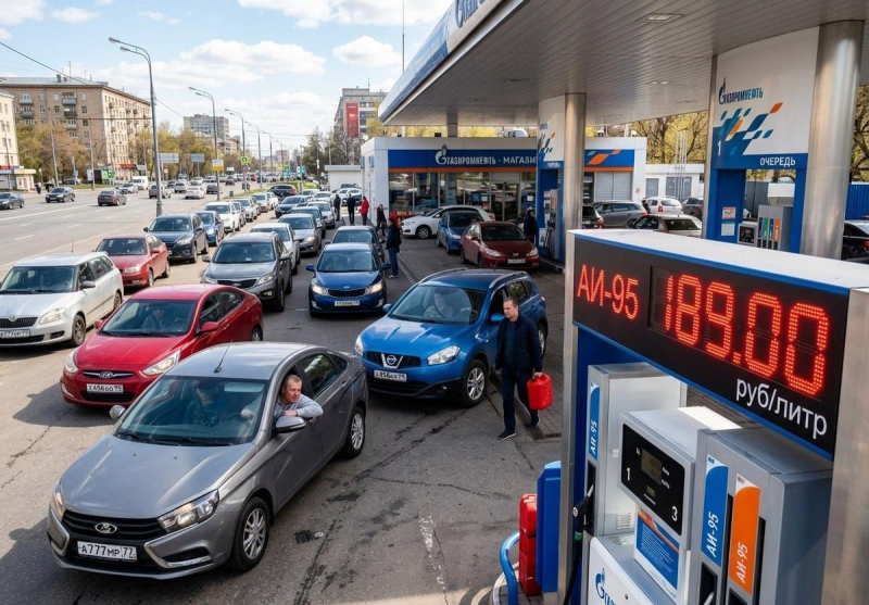 КРАСНОДАР. Цифровой коллапс в Новороссийске: электронная очередь на АЗС не выдержала наплыва