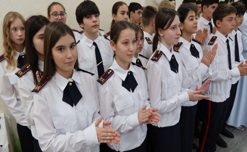КЧР. Более 100 школьников Черкесска 1 сентября стали воспитанниками кадетских классов