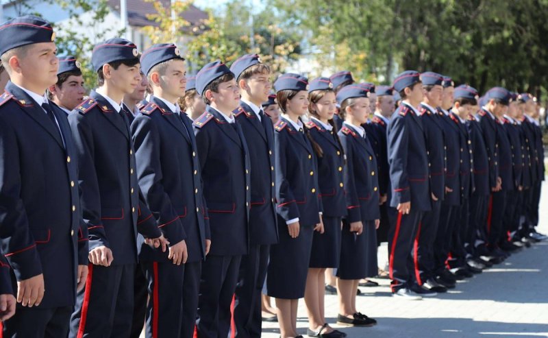 КЧР. Кадеты дали клятву: более 100 школьников Черкесска начали профильное обучение