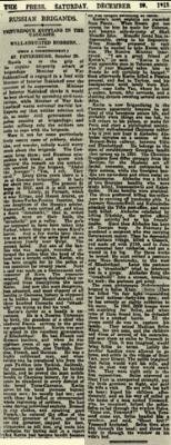 1913. 28.12. Австралия.«The Press». Разбойники из России.