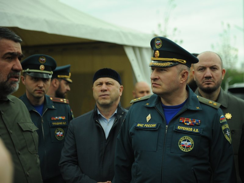 ЧЕЧНЯ. Глава МЧС России Александр Куренков прибыл в Чечню с рабочим визитом